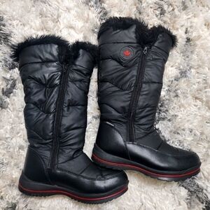 Cougar Canada Bistro Faux Fur Boots Black Size 8M